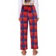 thumbnail image 3 of INSPIRE CHIC Pantalones de pijama de forro polar mullido para mujer, pantalones de descanso a cuadros con bolsillos, cintura elástica suave y cálida, talla S, a cuadros, 3 of 6
