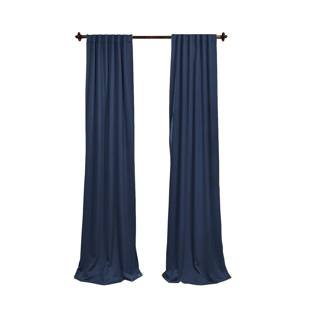 La Linen - Telón De Fondo, Lino, Poliéster, Popelina, 96 X 58 Cm, Color Azul Marino