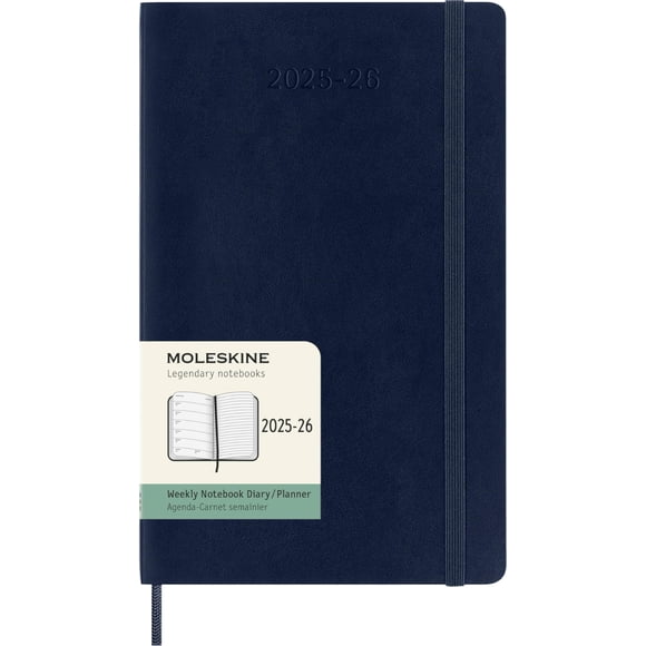 Planificador Moleskine Classic, 18 meses, 2025-2026 Weekly Sapphire