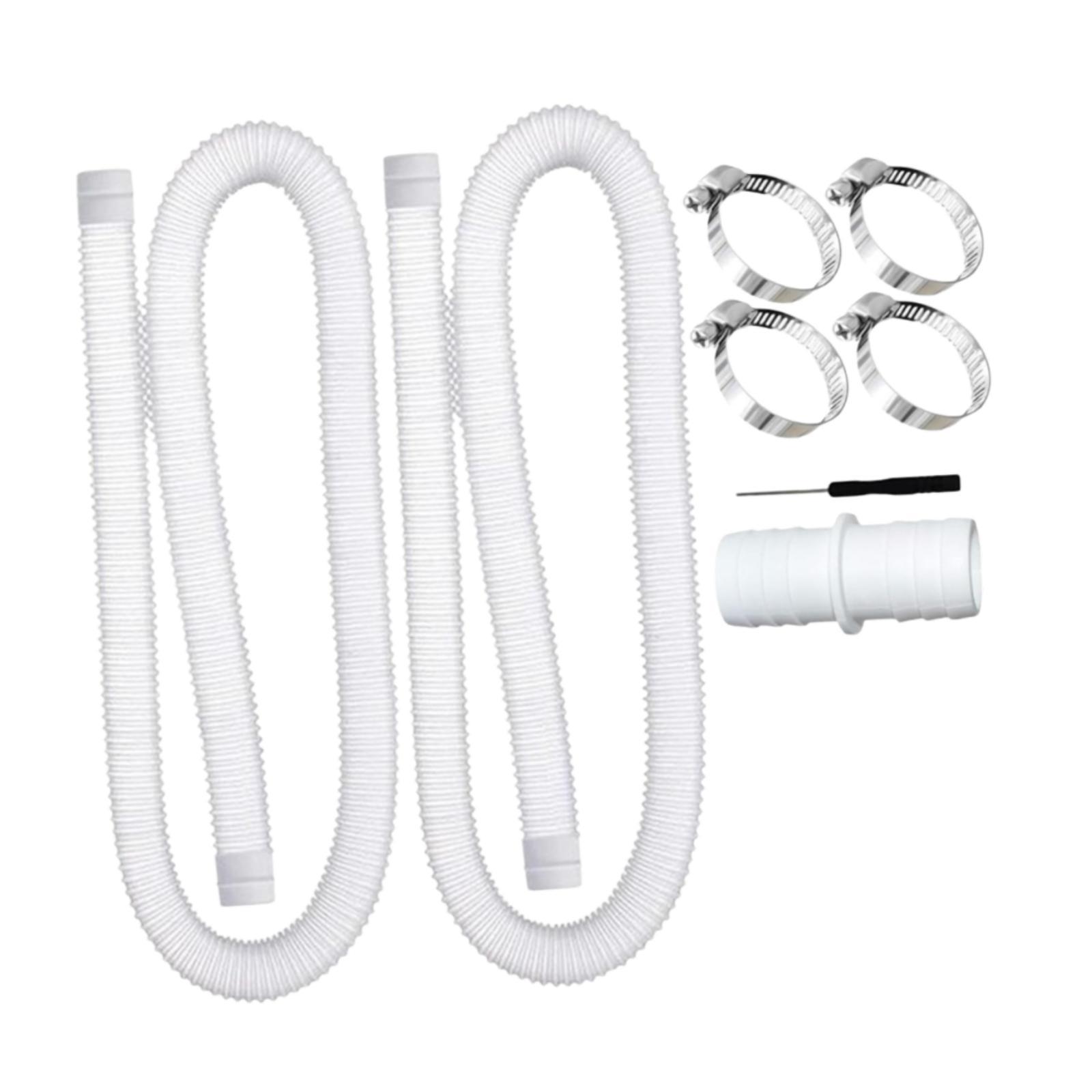 Ioensy - Manguera De Repuesto Para Bomba De Piscina De Verano Para Piscinas Elevadas De 100 Cm Para 300 Gph Blanca