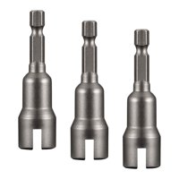 Ioensy - 3X 1/4"" Llave De Vástago Hexagonal Juego De Brocas De Extensión De Dado De Adaptador De Broca