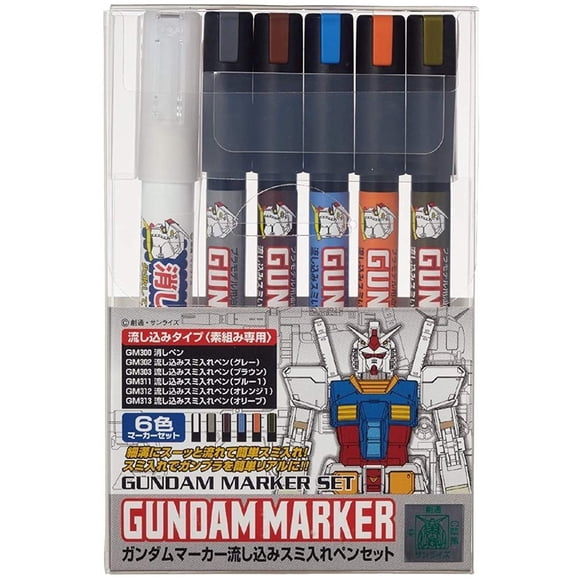 Set de rotuladores GSI Creos Gundam Marker Verter Inking