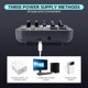 thumbnail image 5 of Mezclador de Audio Boeska 4 Canales Bluetooth USB 48V Phantom, 5 of 8