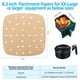 thumbnail image 2 of Forros de papel pergamino Air Fryer DNSSY, 200 unidades, 21,6 cm cuadrados, 2 of 7