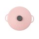thumbnail image 5 of Tapa De Olla De Silicona Resistente Al Calor Con Asa Para Platos De Almacenamiento De Alimentos Tazas Rosa 15,3 Cm, 5 of 5