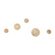 thumbnail image 1 of Juego de 5 botones de pared Coat Hanger Made MM-CH-029 de madera natural, 1 of 2