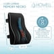 thumbnail image 3 of Cojin Lumbar Ortopédico 3d Mesh Howell Espalda Memory Dorsal Negro Malla Transpirable, 3 of 3