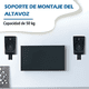 thumbnail image 2 of Soporte de bafle bocina pared, base pedestal stand 35kg 2pcs, 2 of 3