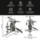 thumbnail image 3 of Home Gym Tres Estaciones TF-7005A Gris, 3 of 6