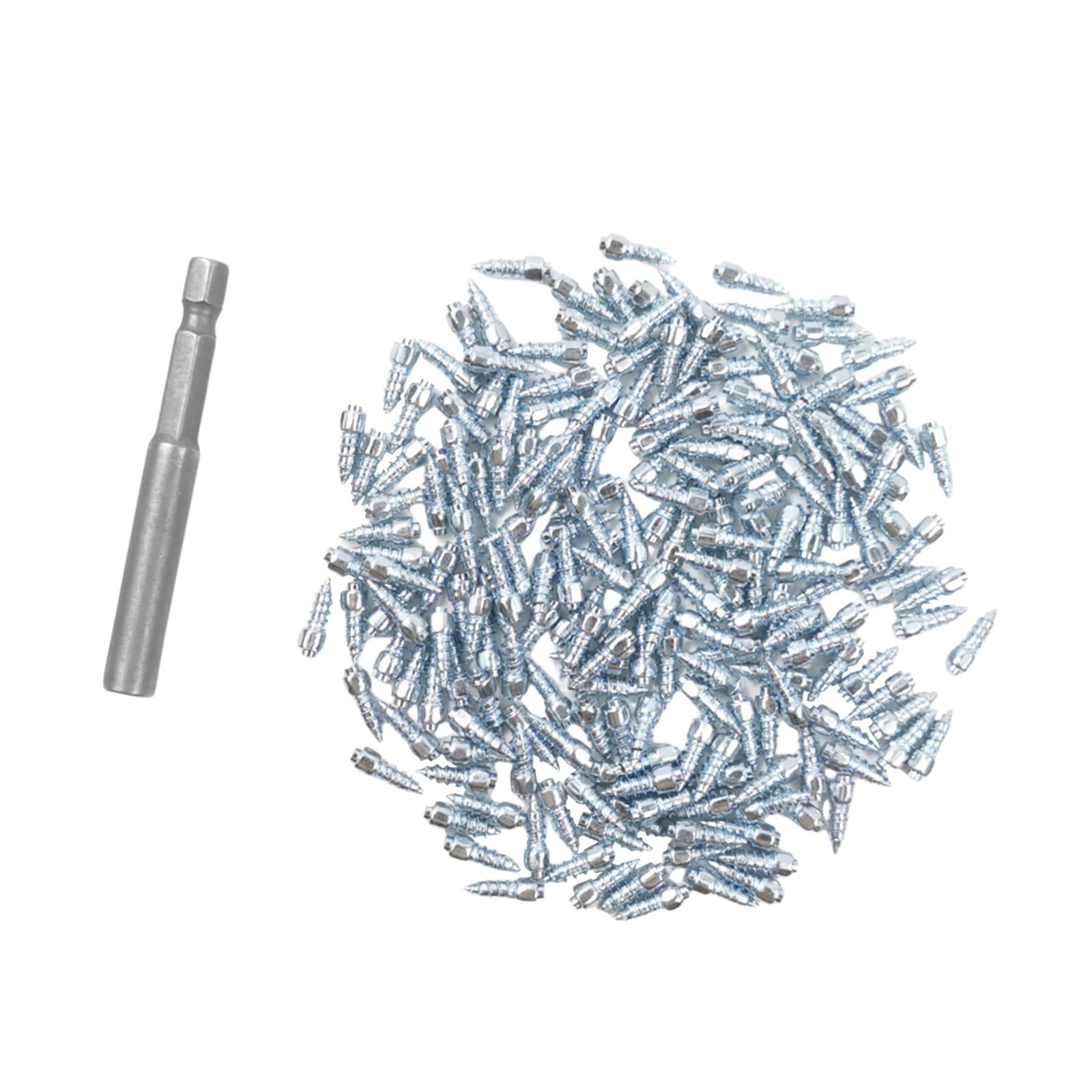 Ioensy - 100 Uds. Tornillos Para Neumáticos, Pernos Para Ruedas, Neumáticos, Pernos Para Nieve Para Scooters, Motos, 4x9mm