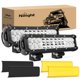 thumbnail image 1 of Barra de luz LED Nilight de 12" 72 W, combinación spot y flood, 2 piezas, 1 of 9