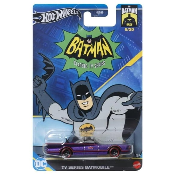 Auto de metal fundido Hot Wheels Batman 85 años escala 1:64 premium