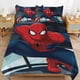 thumbnail image 3 of Cartoon Spiderman Kid Boy Room Decor Size Bedding Set for 3 Piece Bedding with 1 Flat Sheet And 2 Pillowcases Twin, 3 of 5