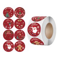 Magideal - Pegatinas Navideñas, Etiquetas Navideñas, Pegatinas De Regalo Navideñas, Etiqueta Navideña, Etiqueta De Regalo, Rollo De Etiquetas, Sellos Decorativos , 1 Pulgada