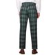 thumbnail image 3 of Pantalones de Hombre INSPIRE CHIC Cuadros de Cintura Media Clásicos de Negocios Pantalones de Vestir a Cuadros 30 Oscuro y Verde, 3 of 6