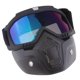 thumbnail image 2 of Casco De Motocicleta Gafas Para Montar Máscara Facial Gafas Desmontables A Prueba De Niebla, 2 of 5