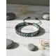 thumbnail image 2 of Pulsera Piedra Hematita Black Space Hombre Mujer Moda, 2 of 3