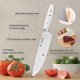 thumbnail image 4 of Juego de cuchillos de chef Musifan 5 piezas, acero inoxidable, 4 of 9