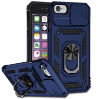 Estuche Gangxun Para Iphone 6, Soporte Giratorio 360°, Estilo Mecánico Y Magnético