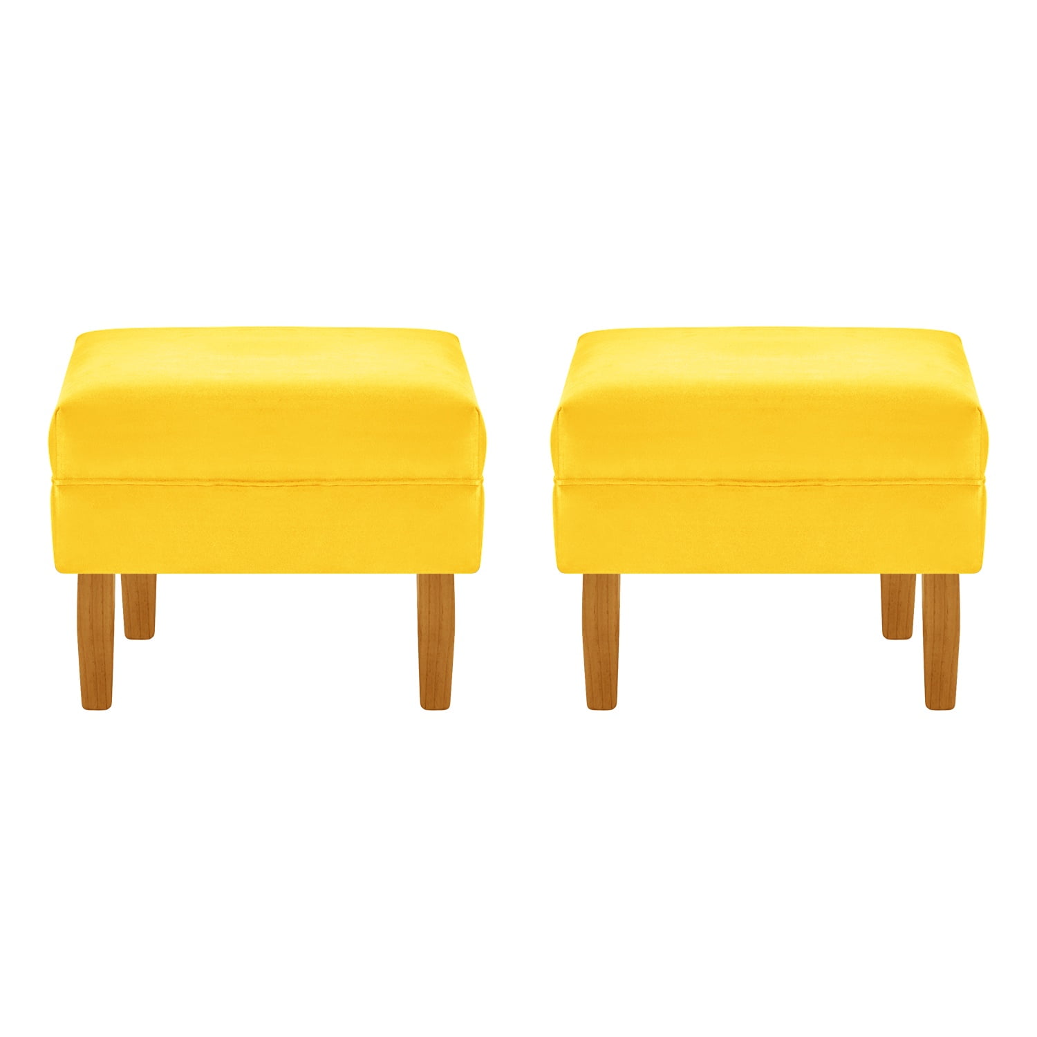 Bodevir - Set Pouf Sky 1c Felpa 04 Amarillo