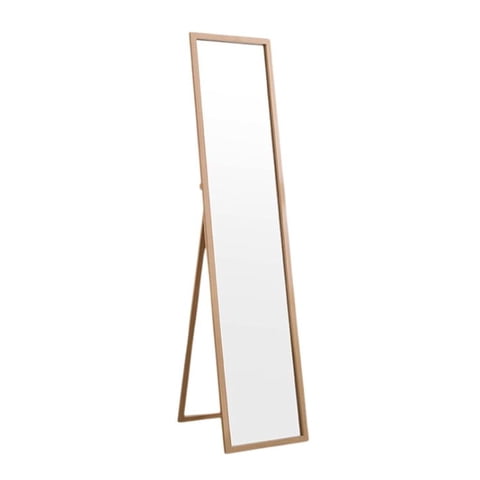 Crusec - Espejo Cuerpo Entero 150X40Cm Base Plegable Estilo Japones