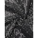 thumbnail image 5 of Agnes Orinda Conjuntos de Halloween para Mujeres Tallas Grandes Tops de Escuela Universitaria Brillantes Manga 3/4 con Abertura Cuello Redondo Destello Brillo Lentejuelas Blusa de Fiesta 2X Negro, 5 of 6