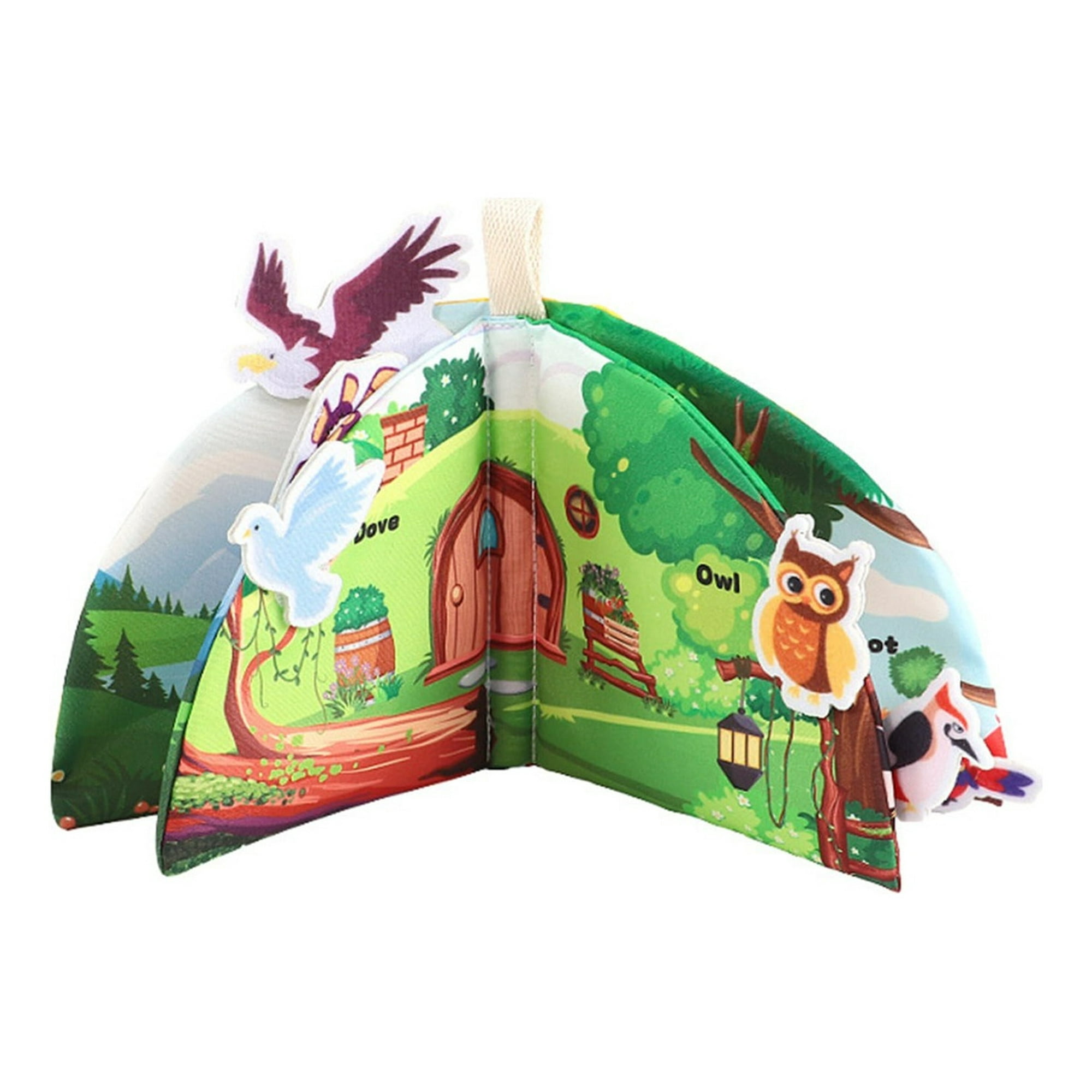 Genérico - Set De 2 Libro Tela Bebé Educativo Sensorial Lavable Jhn