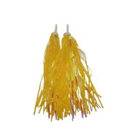 Magideal - 2 Uds Serpentinas De Bicicleta Para Niños Manillares De Bicicleta Borlas 28Cm De Longitud Serpentinas De Manillar De Bicicleta Para Niños Y Niñas Para Amarillo