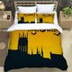 thumbnail image 1 of Halloween personalized printed polyester bedding soft and comfortable Complete size Customizable comforter bedding sets Bed Sheets, 1 of 5