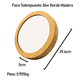 thumbnail image 2 of 3 Foco Plafon Led Redondo Sobrepuesto 36w Luz Fria Madera, 2 of 7