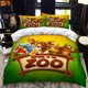 thumbnail image 1 of Cartoon Zoo Animal Bedding Set Boys Girls Duvet Cover Pillowcase Bed Kids Adult Fashion Home Textileextile, 1 of 5