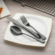 thumbnail image 3 of Utensilios portátiles, juego de cubiertos para viajes y camping, 8 piezas que incluye cuchillo, tenedor, cuchara, palillos, cepillo de limpieza y pajitas, estuche portátil, juego de cubiertos de acero, 3 of 7