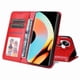 thumbnail image 4 of Funda tipo cartera FOXDOCK para Realme 10 Pro Plus , diseño girasol en relieve, cuero PU, cierre magnético, soporte y tarjetero, 4 of 5