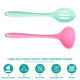 thumbnail image 3 of Juego de 2 utensilios de cocina de silicona antiadherentes, resistentes al calor y saludables., 3 of 5