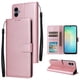 thumbnail image 5 of Funda Cartera para Samsung Galaxy A06 con Tarjetero, Soporte y Cordón - Protección Oro rosa, 5 of 5