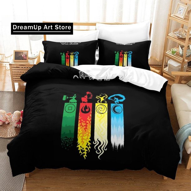 New Avatar The Last Airbender Bedding Set Bed Set Adult Bedroom Duvet cover Sets Home Textile