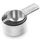 thumbnail image 1 of Juego de 6 tazas medidoras de acero inoxidable Bellemain, de una sola pieza, 1 of 6
