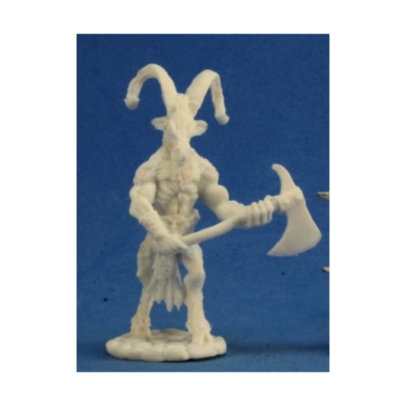 Miniatura de Reaper Bones Beastman Warrior 2 para pintar