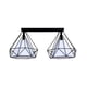 thumbnail image 1 of Lampara Colgante Geometrica Forma Diamante Doble, 1 of 2