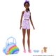 thumbnail image 2 of Bolso moderno Barbie Premium Rainbow Cloud con pijama y tacón, 2 of 6