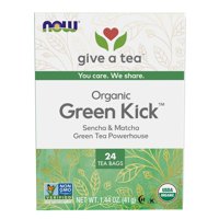 Té Verde Orgánico Now Foods Green Kick 24 Bolsas