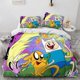 thumbnail image 1 of Adventure Finn Explore Time Anime Cover 3D Bedding Comforter Cover 3 Pcs Bedding Set, 1 of 5