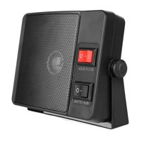 Magideal - Mini Altavoz Externo Jack De 3,5 Mm Cancelación De Ruido Con Interruptor De Filtro De Ruido Compacto 11W Para Ft-1802M Ft-2800M Ft-1907R Ft-8900R Tk76