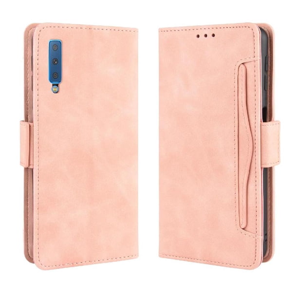 Funda Tipo Billetera FOXDOCK para Samsung Galaxy A7 2018 – Tapa Flip con Tarjetero