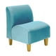 thumbnail image 1 of Poltrona Soft 1C Felpa 01 Turquesa, 1 of 4