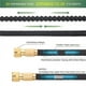 thumbnail image 4 of 1 Set Of 8-Function Car Wash Water Hose, Gardening Watering Flower Rubber Hose, Retractable Hose, High Pressure Car Wash Water Gun, Washing Car Tool Set, 4 of 5