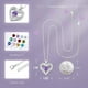 thumbnail image 3 of Collar colgante de amor de amor con piedra de nacimiento Zirconia, regalo de joyería de las mujeres para la Navidad, cumpleaños, aniversario, 3 of 5