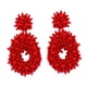 thumbnail image 1 of Pendientes Bohemios étnicos únicos, Pendientes Colgantes Para Citas, Regalo De Cumpleaños Para Mujeres, Color Rojo, 1 of 3