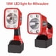 thumbnail image 2 of Linterna LED para Mil*wau*kee-M18 Batería de Litio de 18V, Luz de Trabajo de 18w-M18 para Acampar, Reparación de Autos, Emergencia E Iluminación de Sitios de Trabajo, 2 of 8