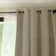 thumbnail image 4 of Cortina De Tela Blackout Beige + Velo 140x220 cm Vincenzi, 4 of 9